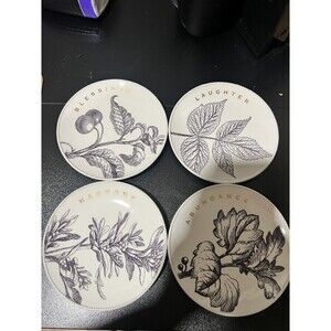 Grasslands Road Abundance/Blessings/Harmony/Laughter 4 desert plates